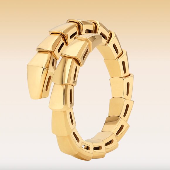 BVLGARI Jewelry - Bvlgari Serpenti Viper 18K Yellow Gold Wrap Ring.